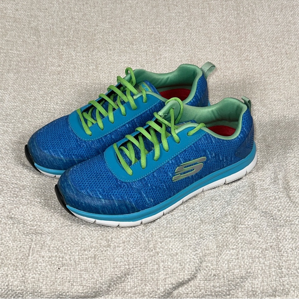 Skechers Air-Cooled Memory Foam Slip Resistant EH Shoes size 9.5